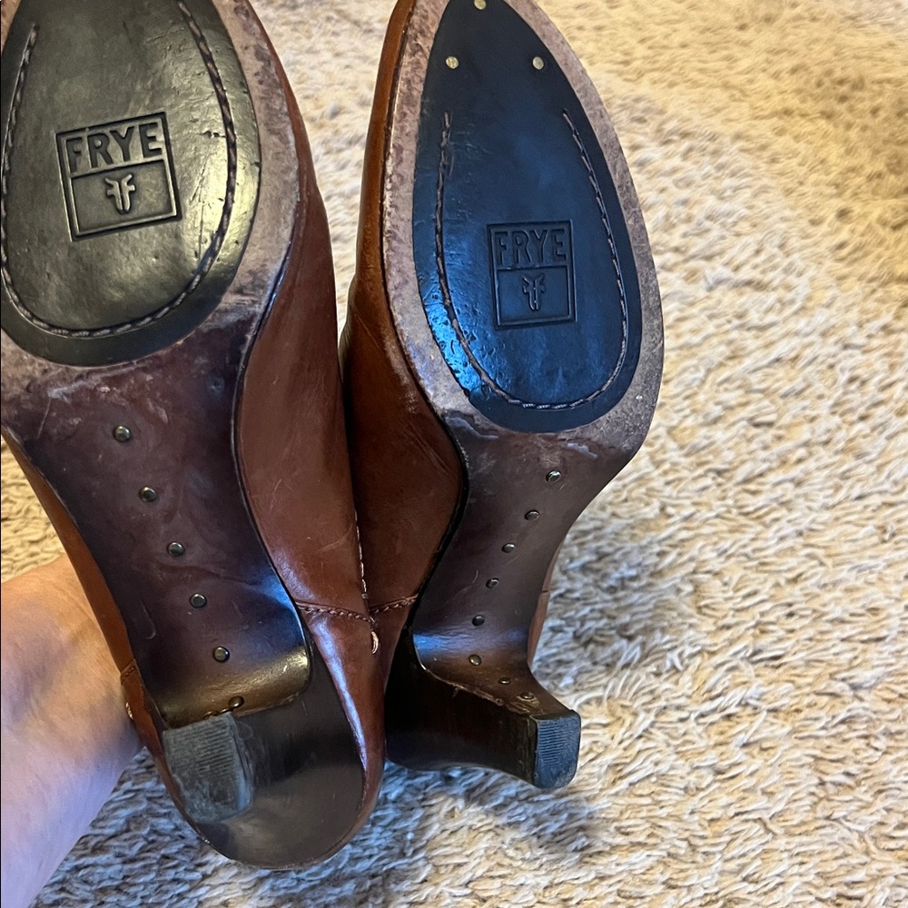 Frye Brown Ankle Boots - Picture 5 of 7